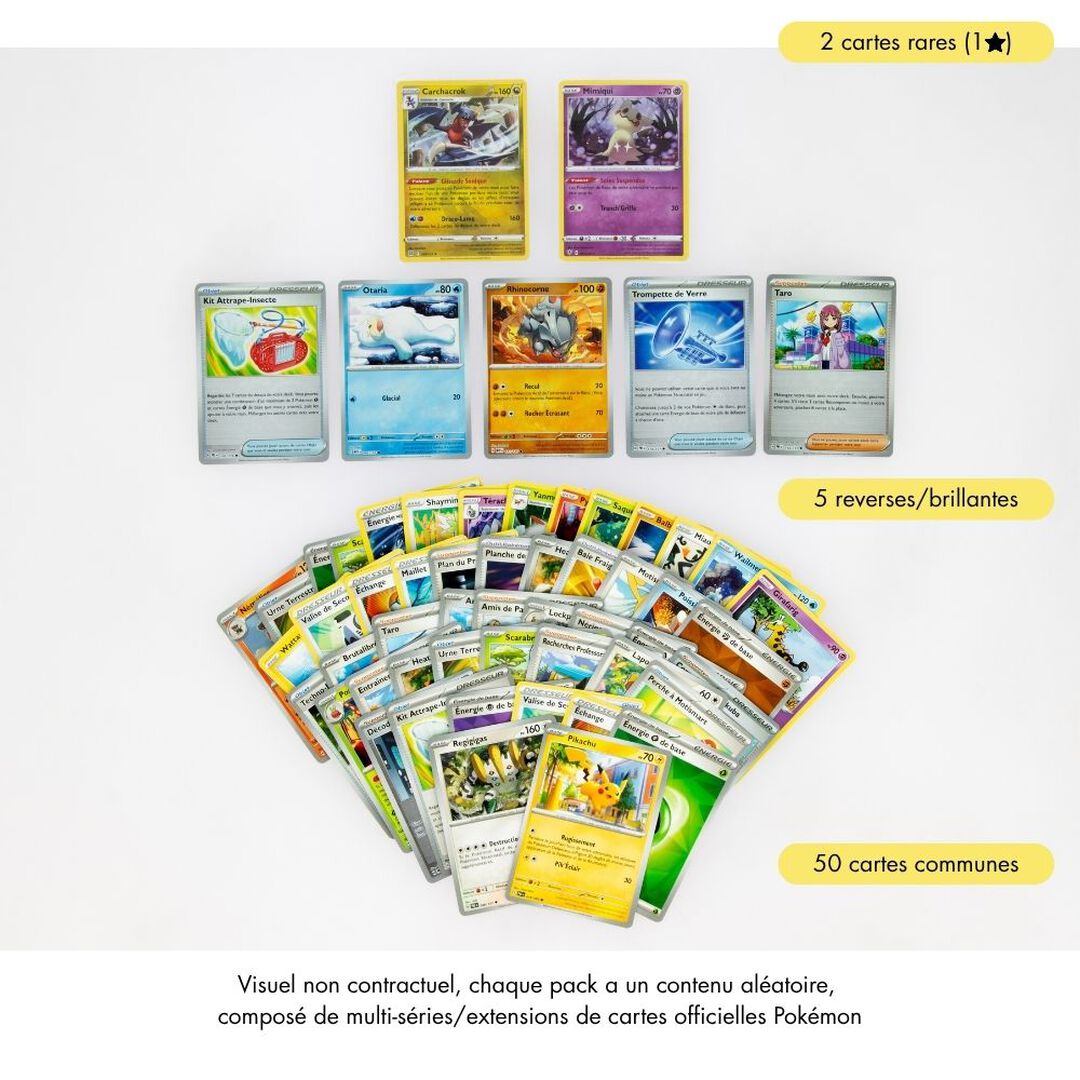 Pack Rare Cartes Pokemon - Occasion