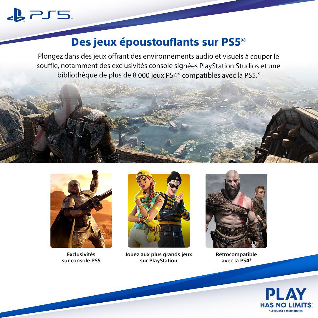 Playstation 5 (modèle Slim- Chassis E) thumb 3