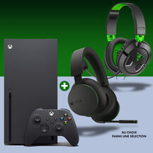 Pack Xbox Series X avec un casque (au choix)