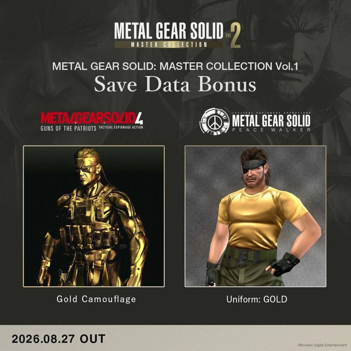 Metal Gear Solid Master Collection Vol.2 D1