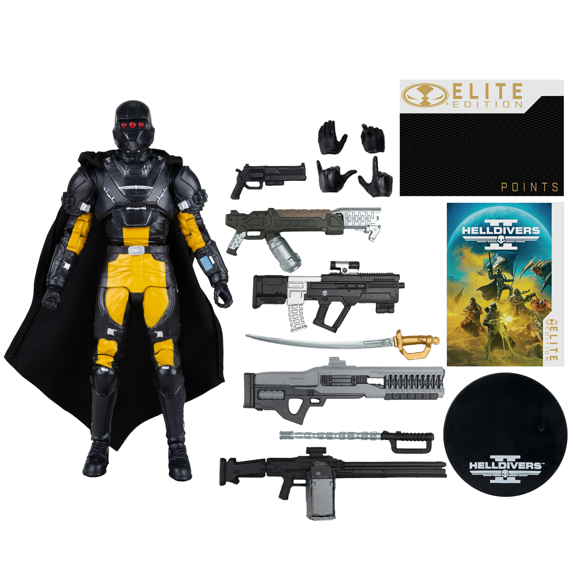 Figurine | Sa-04 Combat Technician | Helldiver II | Mcfarlane Toys Elite Edition