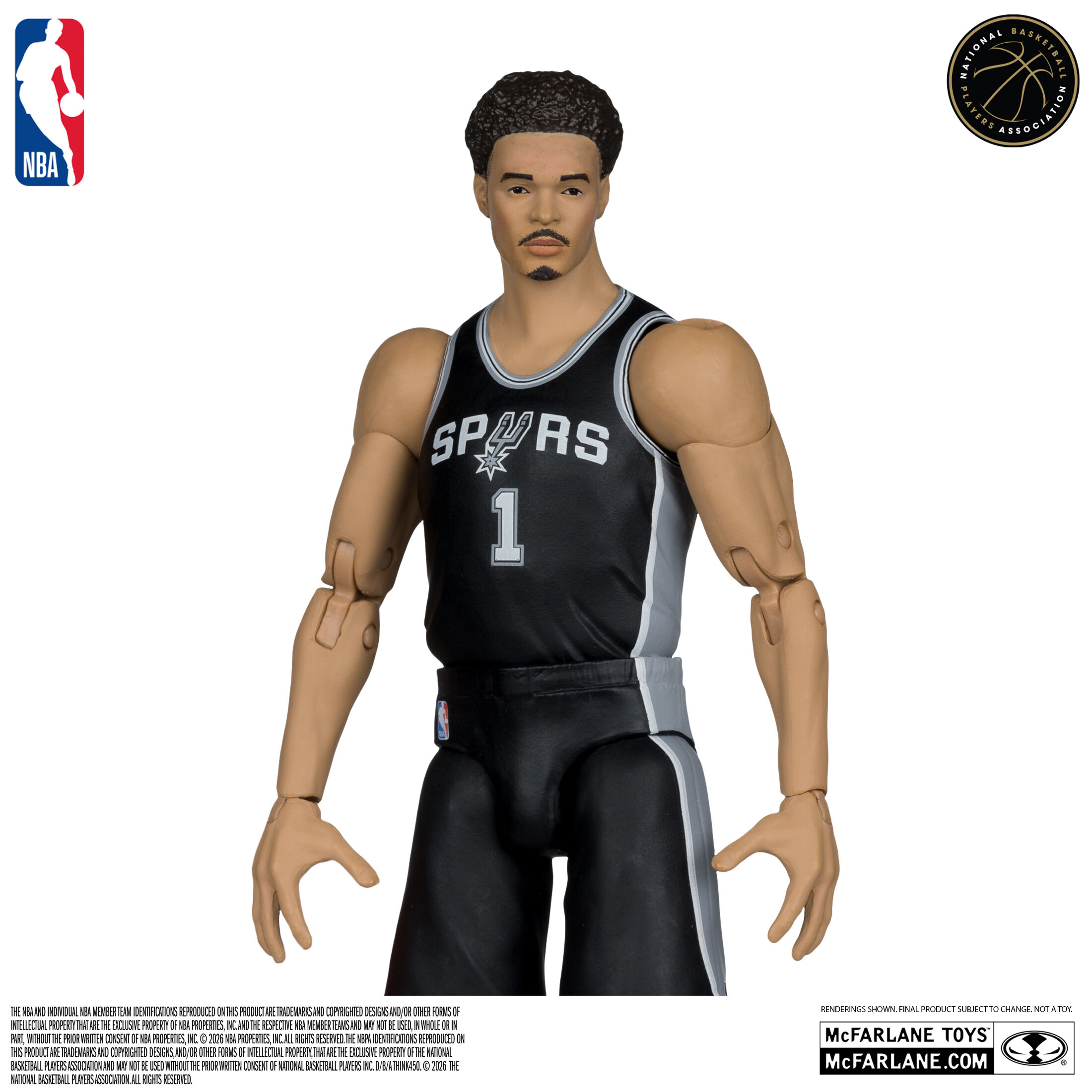 Figurine | Victor Wembanyama (san Antonio Spurs) |  NBA Articulated Figures thumb 3